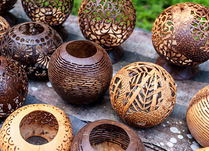 Most Famous Coconut Shell Handicrafts